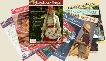 MaryJanesFarm Magazines current and back issues spread