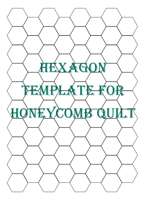 Honeycomb Quilt Template