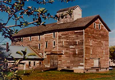 Photo of the historic mill in Oakesdale