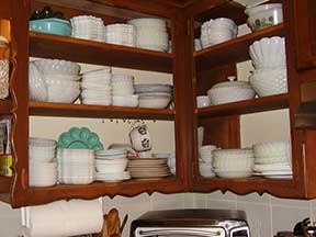 Becky's milk glass collection