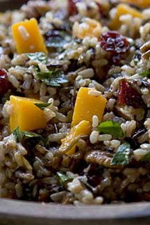 Harvest Brown Rice Salad w/ Citrus Vinaigrette