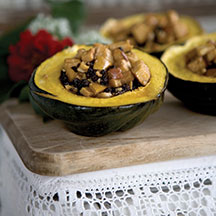 Acorn Squash with Apple Stuffing