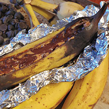 campfire banana split